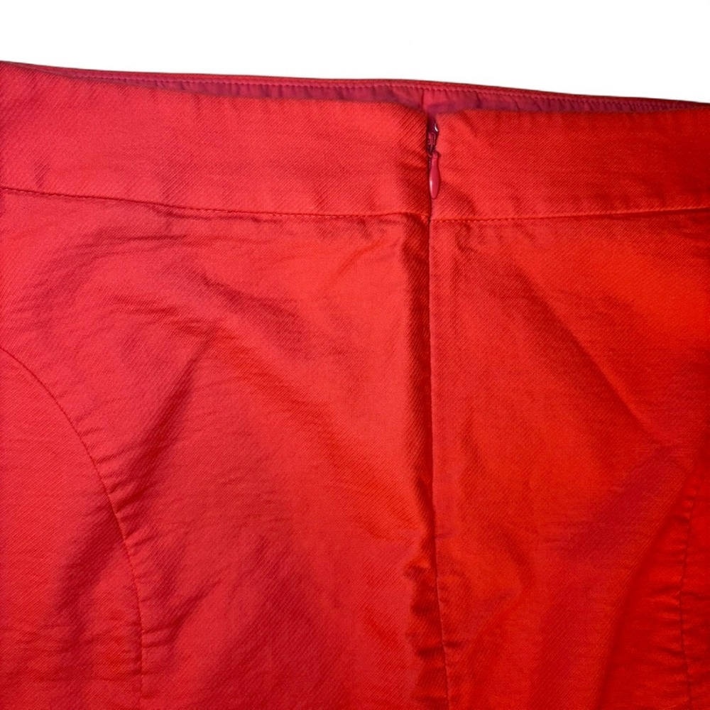 J. Crew Size 4 Salmon Pencil Skirt 100% Cotton - Picture 5 of 8